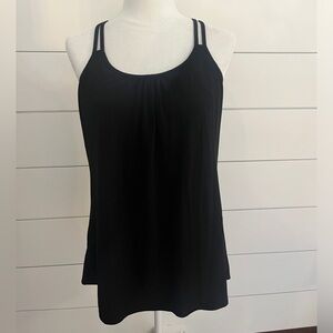Black Tank with Built in Bra